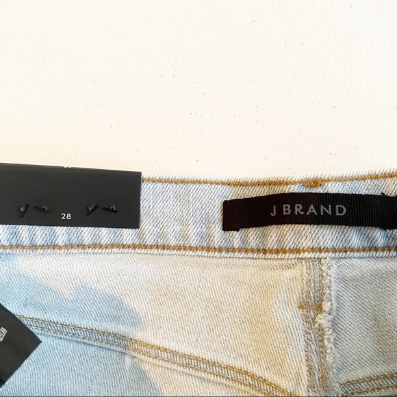 J brand painted high rise cropped cigarette jeans size 28 NWT - Picture 9 of 12